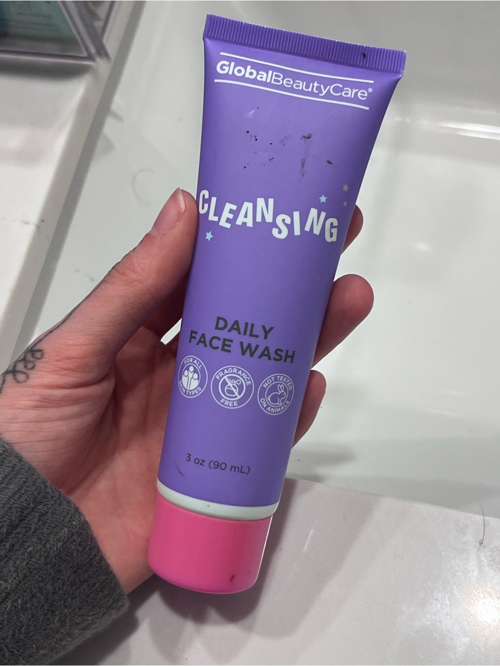 Cleansing Daily Face Wash — Purple